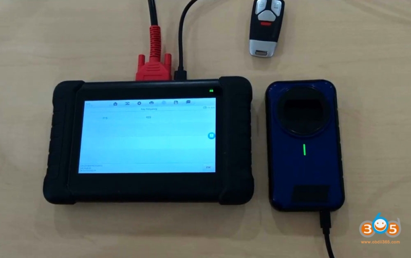 Autel IM508 IM608 Adds Audi MLB Key with APB300 Programmer