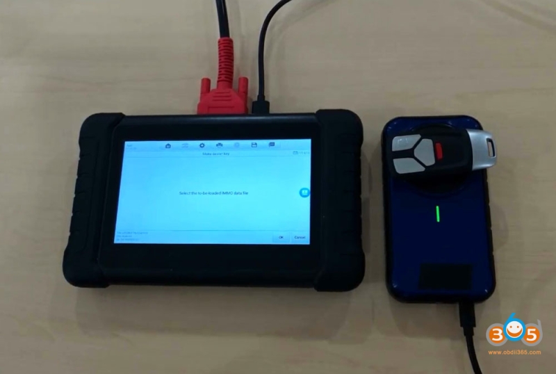 Autel IM508 IM608 Adds Audi MLB Key with APB300 Programmer