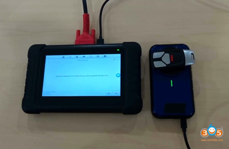 Autel IM508 IM608 Adds Audi MLB Key with APB300 Programmer