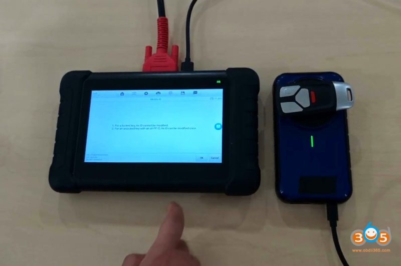 Autel IM508 IM608 Adds Audi MLB Key with APB300 Programmer