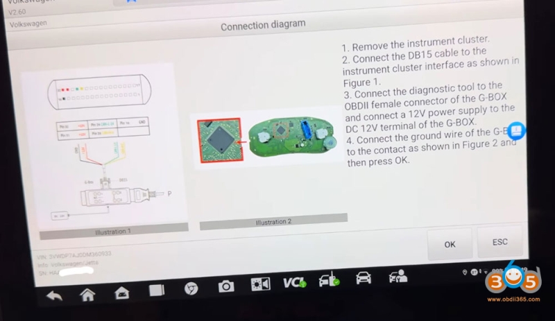 Autel IM608 Program 2013 VW Jetta 24C64 All Keys Lost with Godiag GT110 Service Mode