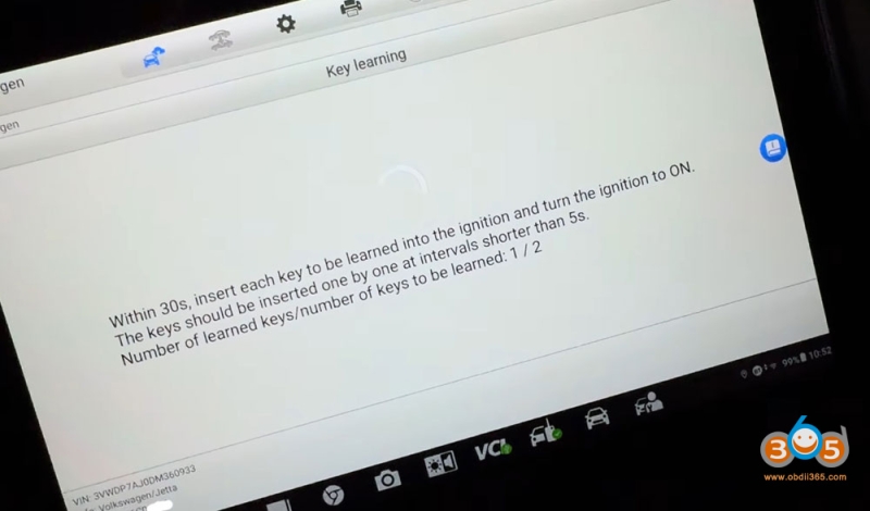 Autel IM608 Program 2013 VW Jetta 24C64 All Keys Lost with Godiag GT110 Service Mode