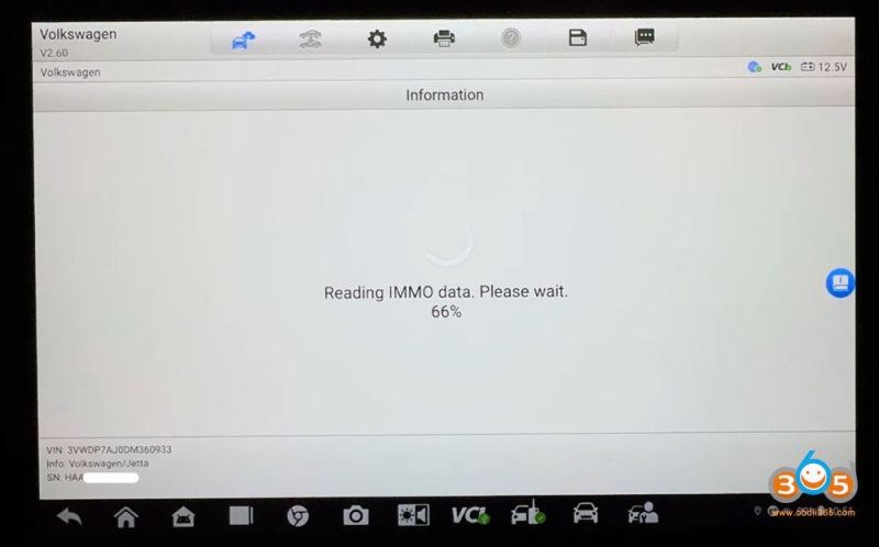 Autel IM608 Program 2013 VW Jetta 24C64 All Keys Lost with Godiag GT110 Service Mode