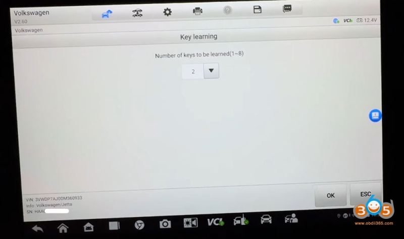 Autel IM608 Program 2013 VW Jetta 24C64 All Keys Lost with Godiag GT110 Service Mode