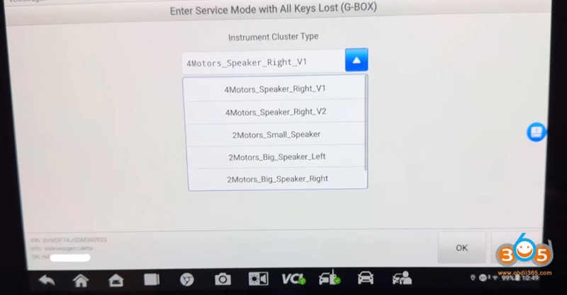 Autel IM608 Program 2013 VW Jetta 24C64 All Keys Lost with Godiag GT110 Service Mode