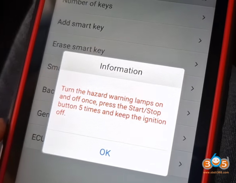 Autel KM100 Add 2019-2022 Lexus ES300h Smart Key