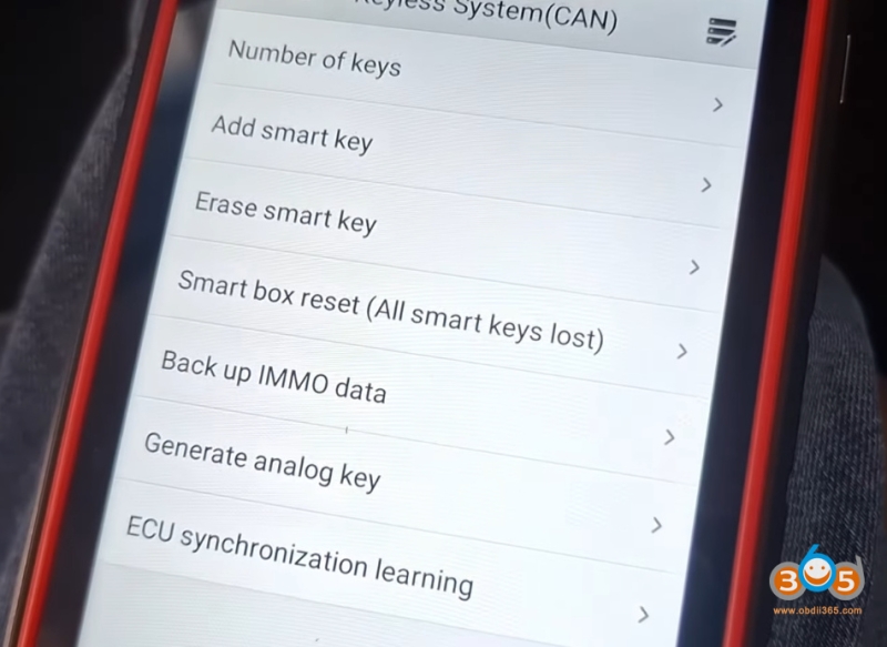 Autel KM100 Add 2019-2022 Lexus ES300h Smart Key