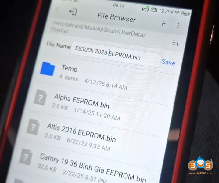 Autel KM100 Add 2019-2022 Lexus ES300h Smart Key