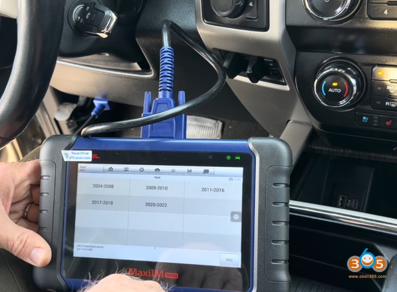 How to Cut and Add Ford F-350 2020 Blade Key with Autel IM508