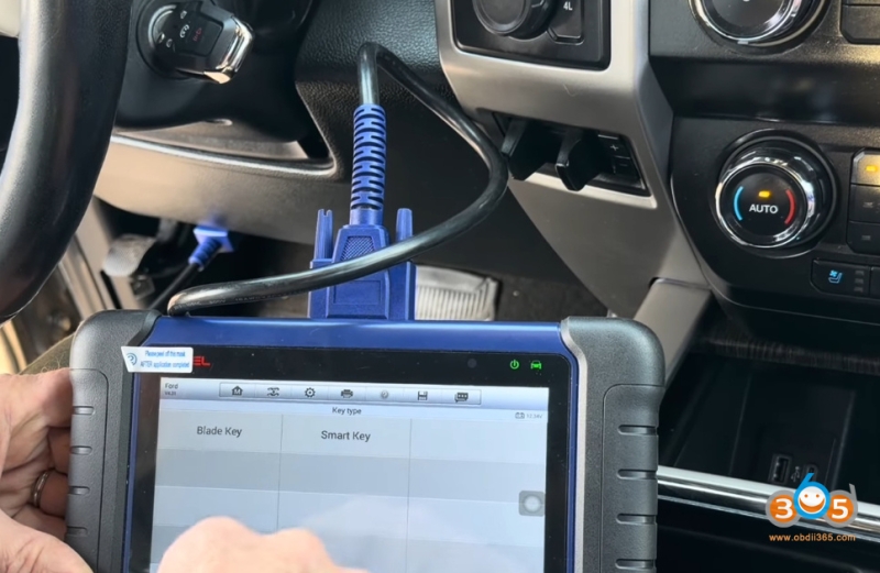 How to Cut and Add Ford F-350 2020 Blade Key with Autel IM508