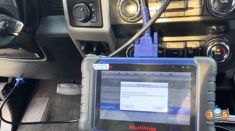 How to Cut and Add Ford F-350 2020 Blade Key with Autel IM508