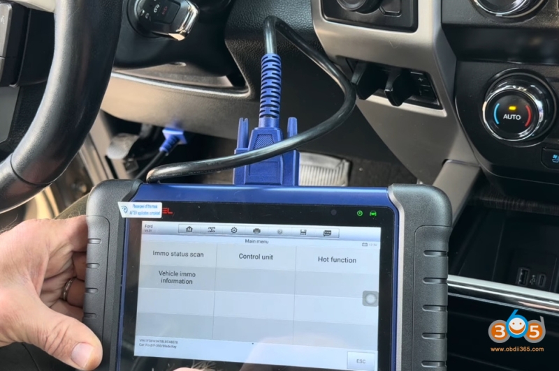 How to Cut and Add Ford F-350 2020 Blade Key with Autel IM508