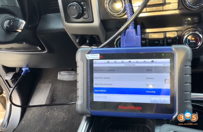 How to Cut and Add Ford F-350 2020 Blade Key with Autel IM508
