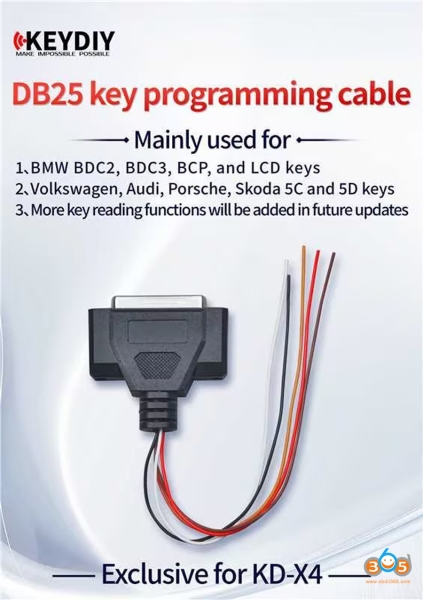 Keydiy KD-X4 BMW BDC2 BDC3 Wake Line Not Connected Solution