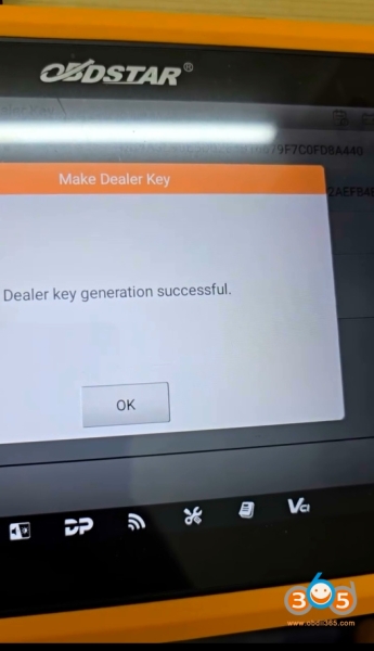 OBDSTAR G3 Program VW Golf 7 JCI MQB48 All Keys Lost with RH850 Adapter