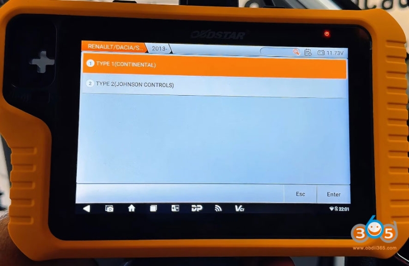 Program Renault Kwid 2023 Flip Key with OBDSTAR G3