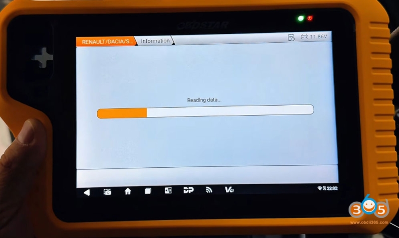 Program Renault Kwid 2023 Flip Key with OBDSTAR G3