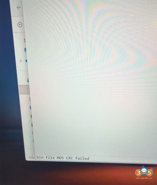 Yanhua ACDP2 App Bin File CRC Failed Error Solution