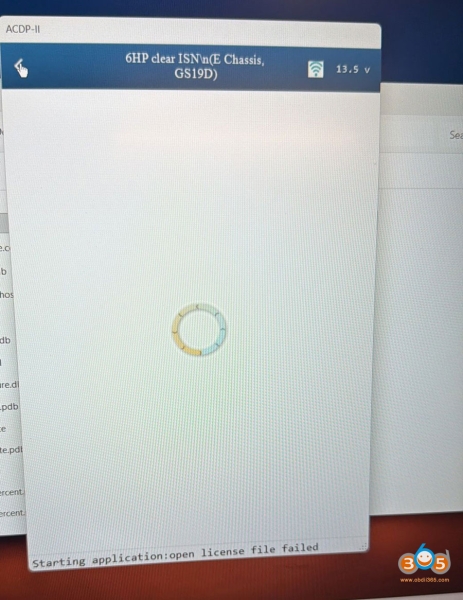 Yanhua ACDP2 App Bin File CRC Failed Error Solution
