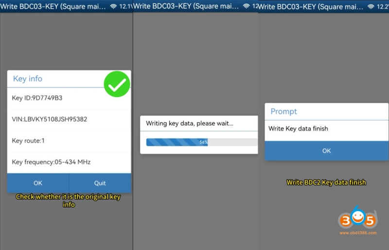 Yanhua ACDP2 Copy BMW G Series BDC2 Key via ICP