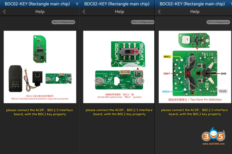 Yanhua ACDP2 Copy BMW G Series BDC2 Key via ICP