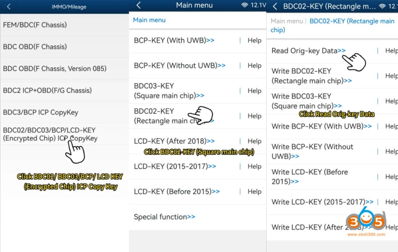 Yanhua ACDP2 Copy BMW G Series BDC2 Key via ICP