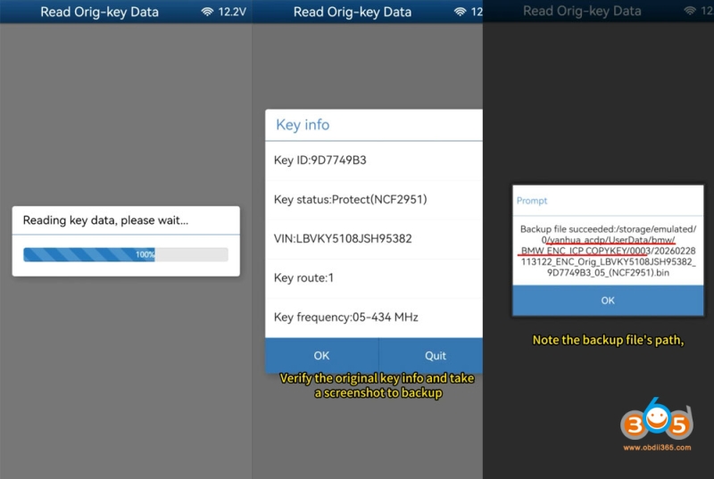 Yanhua ACDP2 Copy BMW G Series BDC2 Key via ICP