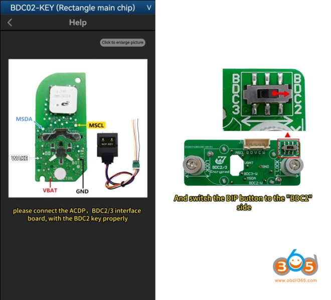 Yanhua ACDP2 Copy BMW G Series BDC2 Key via ICP
