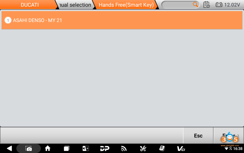 2021 DUCATI DIAVEL 1260 PIN Code Reset by OBDSTAR MotoMaster