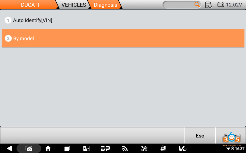 2021 DUCATI DIAVEL 1260 PIN Code Reset by OBDSTAR MotoMaster