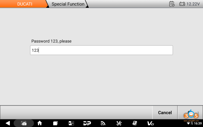 2021 DUCATI DIAVEL 1260 PIN Code Reset by OBDSTAR MotoMaster