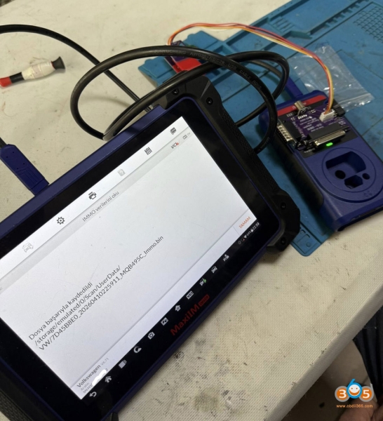 Autel IM608 Add VW Passat MQB49 5C Key with Clip Adapter