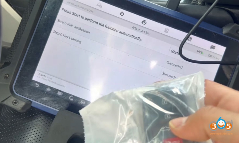 Autel IM608 Program 2022-2025 Toyota Tundra All Keys Lost Bypass PIN Code