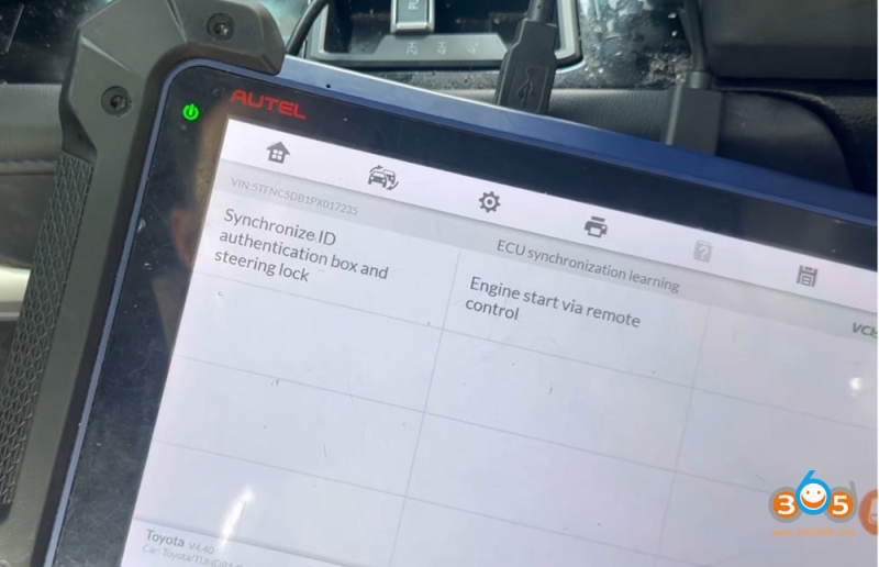 Autel IM608 Program 2022-2025 Toyota Tundra All Keys Lost Bypass PIN Code