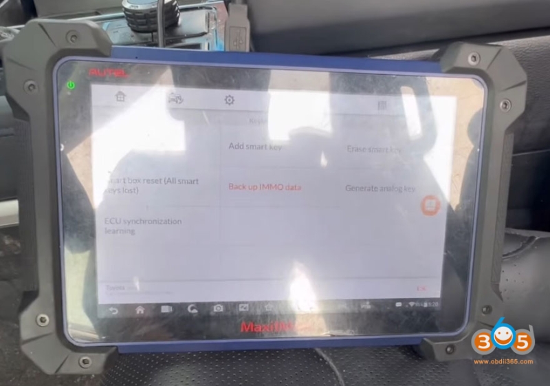 Autel IM608 Program 2022-2025 Toyota Tundra All Keys Lost Bypass PIN Code