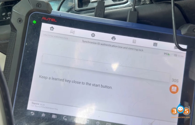 Autel IM608 Program 2022-2025 Toyota Tundra All Keys Lost Bypass PIN Code