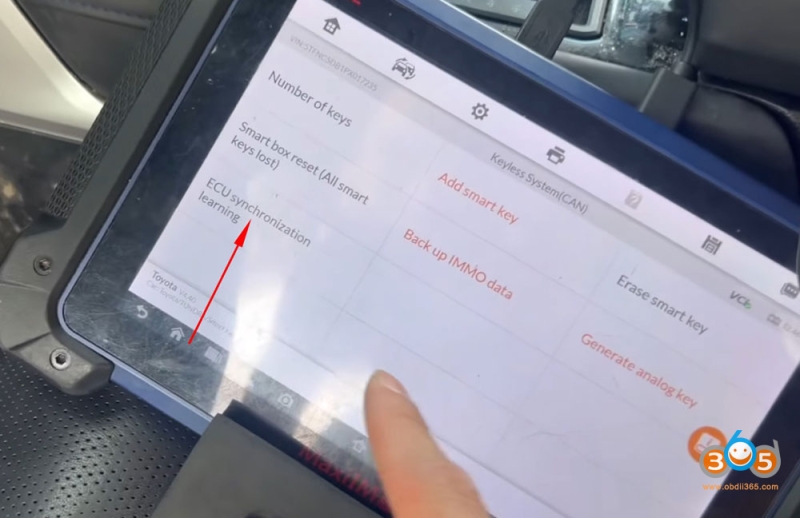 Autel IM608 Program 2022-2025 Toyota Tundra All Keys Lost Bypass PIN Code