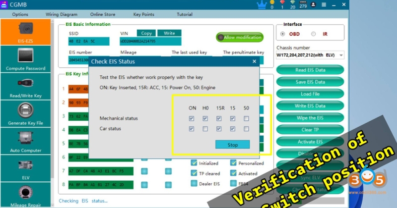 CGDI MB Mercedes W204 ESL Emulator Prorgamming Review