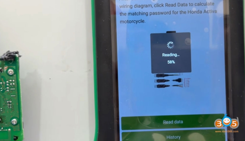 Honda Activa Motor Scooter All Keys Lost with CGDI K2