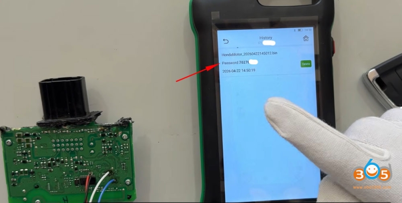 Honda Activa Motor Scooter All Keys Lost with CGDI K2