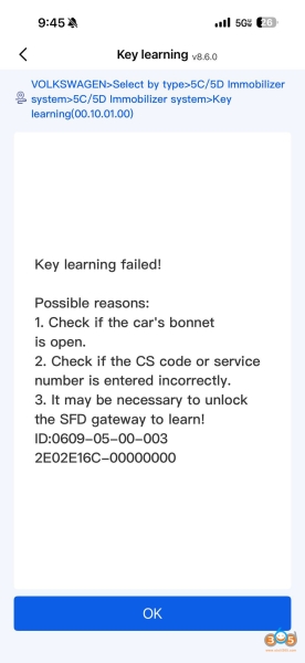 Keydiy KD-X4 Add 2025 VW Jetta MQB49 5C Key