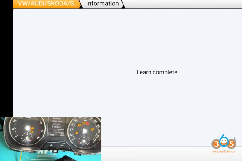 OBDSTAR G3 Program VAG IMMO4 All Keys Lost via MP001