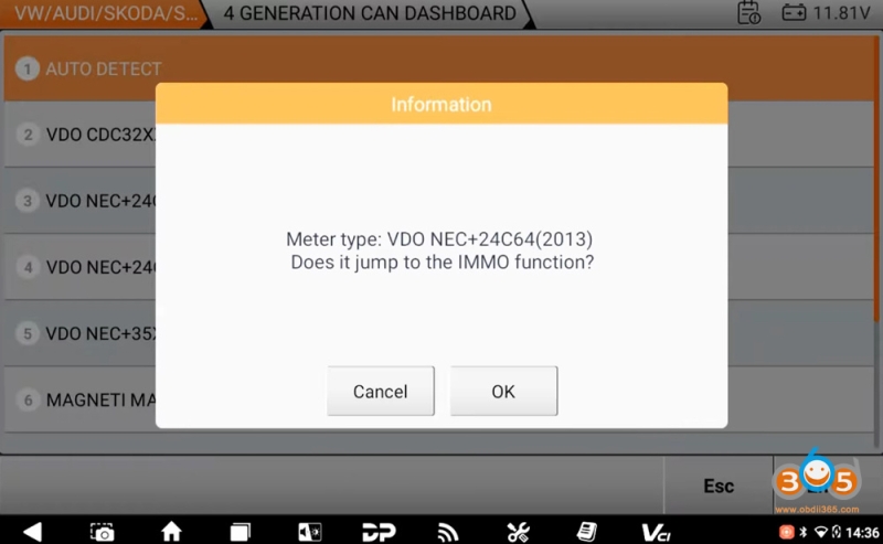 OBDSTAR G3 Program VAG IMMO4 All Keys Lost via MP001