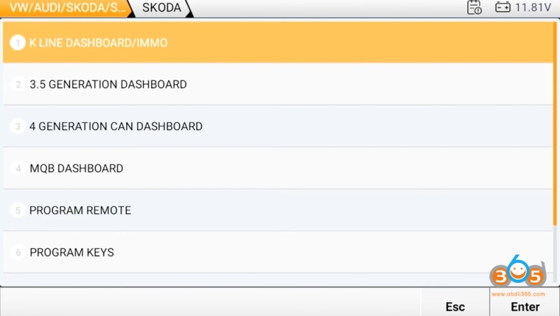 OBDSTAR G3 Program VAG IMMO4 All Keys Lost via MP001