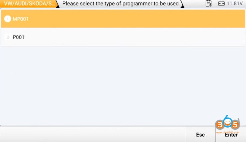 OBDSTAR G3 Program VAG IMMO4 All Keys Lost via MP001