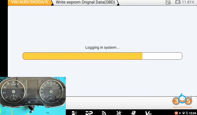 OBDSTAR G3 Program VAG IMMO4 All Keys Lost via MP001