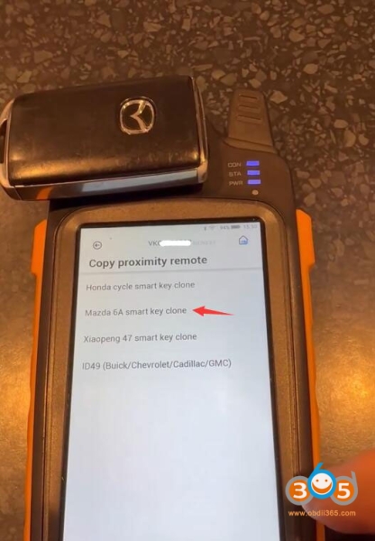 Xhorse Key Tool Max Pro Clone Mazda CX-30 2020 Smart Key via XM38