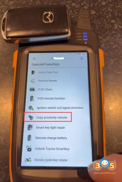Xhorse Key Tool Max Pro Clone Mazda CX-30 2020 Smart Key via XM38