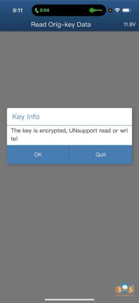 Yanhua ACDP BMW BDC3 Key is Encrypted Unsupported Error Solution