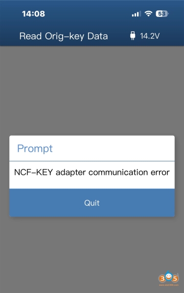 Yanhua ACDP BMW BDC3 NCF-Key Adapter Communication Error?